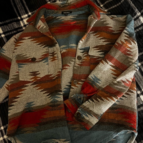 Cowgirl Aztec button up sweater, size small - Picture 3 of 3